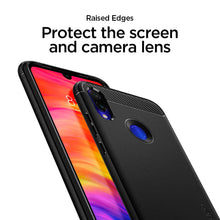 Carica l'immagine nel visualizzatore di Gallery, Spigen Rugged Armor, Cover Xiaomi Redmi Note 7/ 7 PRO, Nero - Ilgrandebazar