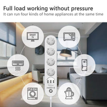 Carica l'immagine nel visualizzatore di Gallery, Ciabatta Intelligente Multipresa WIFI, Smart con 4 Prese AC 3 Porte... - Ilgrandebazar