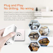 Carica l'immagine nel visualizzatore di Gallery, Tenda PW201A+P200 Kit Powerline WiFi, AV200+300mbpswifi, AV200+300MbpsWiFi