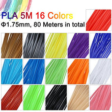 Carica l'immagine nel visualizzatore di Gallery, 3D Penna Filamento Ricarica PLA 16 Colori, Rusee 1.75mm Fliament Set per... - Ilgrandebazar