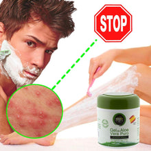 Carica l'immagine nel visualizzatore di Gallery, Gel idratante 100% naturale di Aloe Vera 500 ml per pelli 500ml., verde