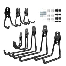 Carica l'immagine nel visualizzatore di Gallery, Set Ganci Universali 8 Pezzi, Wuudi per Garage Organizzazione di... - Ilgrandebazar
