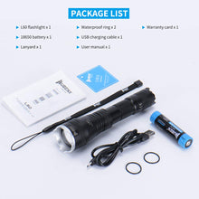 Carica l'immagine nel visualizzatore di Gallery, WUBEN L60 Torcia 1200 Lumens CREE LED con Regolabile Focus Torce A3l60