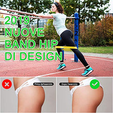 Carica l'immagine nel visualizzatore di Gallery, EVOLAND Elastici da Pilates Elastiche Fitness Set di 5 Banda Elastica 5 Pcs