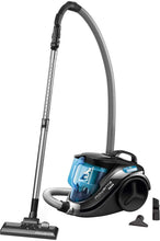 Carica l'immagine nel visualizzatore di Gallery, Rowenta RO3731 Compact Power Cyclonic Classic+, Aspirapolvere a Traino senza Sacco, Tecnologia Ciclonica, Capacità  1.5 L, Blu/Nero 49x29x34cm