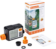 Carica l'immagine nel visualizzatore di Gallery, Kazeila Computer per Irrigazione Centralina Irrigazione Programmazione di irrigazione Timer per irrigazione Temporizzatori per irrigatori Digitale Programmabile per Giardino Sistema di irrigazione Orange