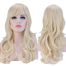 Carica l'immagine nel visualizzatore di Gallery, Parrucca Rosa/Viola Lunga Donna Capelli Lunghi Wig Parrucche Sintetiche per... - Ilgrandebazar