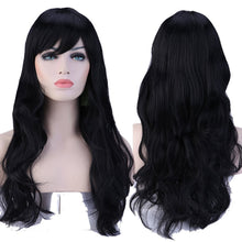Carica l'immagine nel visualizzatore di Gallery, Parrucca Rosa/Viola Lunga Donna Capelli Lunghi Wig Parrucche Sintetiche per... - Ilgrandebazar