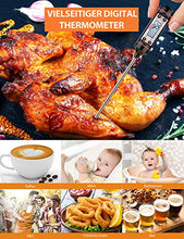 Carica l'immagine nel visualizzatore di Gallery, Habor, Termometro Digitale da Cucina con 5,9" Sonda, Display LED &amp; 1Pack - Ilgrandebazar