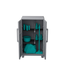 Carica l'immagine nel visualizzatore di Gallery, Terry Transforming Modular 3, Armadio 78 x 43.6 x 143 cm, Grigio - Ilgrandebazar