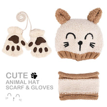 Carica l'immagine nel visualizzatore di Gallery, Gifort Bambino Cappello Inverno Sciarpa e Guanti 3 Pezzi/Set, Infantile... - Ilgrandebazar