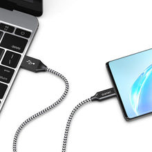 Carica l'immagine nel visualizzatore di Gallery, Cavo USB C, 5Pezzi[0.25M 0.5M 1M 2M 3M] 3A Nylon Type-C di Rapida... - Ilgrandebazar