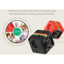 Carica l'immagine nel visualizzatore di Gallery, Mini telecamera SQ11 HD,Sansnail con visione notturna e risoluzione Nero - Ilgrandebazar