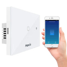 Carica l'immagine nel visualizzatore di Gallery, Interruttore Smart, Maxcio Alexa della Luce, Switch Wifi 1 Gang - Ilgrandebazar