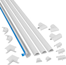 Carica l'immagine nel visualizzatore di Gallery, D-Line 3015KIT001 | Nascondi Cavi | Canaline Mini (30x15mm), Bianco - Ilgrandebazar