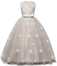 Carica l'immagine nel visualizzatore di Gallery, TTYAOVO Ragazze Spettacolo della Principessa Fiore Dress Bambini Prom Puffy... - Ilgrandebazar