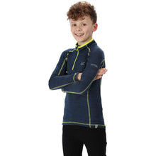 Carica l'immagine nel visualizzatore di Gallery, Regatta ' Berley' Half Zip Base Layer Top, T-Shirt/Polo/Vest Bambino, Rusty...