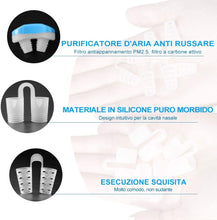 Carica l'immagine nel visualizzatore di Gallery, Dilatatore Nasale, Anti Russamento Dispositivo Russare Aiuta A Prevenire L'Apnea Del Russare E Del Sonno Scientifico Dilatatore Nasale Antirussamento