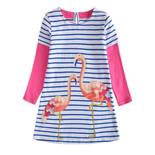 Carica l'immagine nel visualizzatore di Gallery, VIKITA Vestito Ricamo Floreale Manica Lunga Casuale Cotone Bambina L323 5T - Ilgrandebazar