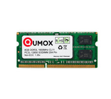 Carica l'immagine nel visualizzatore di Gallery, QUMOX 8 GB 204 pin DDR3L-1600 SO-DIMM (1600Mhz, DDR3L SODIMM 8GB 1600 1.35v - Ilgrandebazar