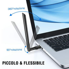 Carica l'immagine nel visualizzatore di Gallery, Adattatore Antenna WiFi USB 1200 Mbps LOFTER Wi-Fi - Ilgrandebazar
