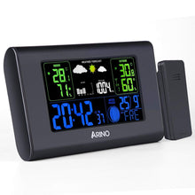 Carica l'immagine nel visualizzatore di Gallery, ARINO Stazione Meteo con Sensore Esterno Wireless Meteorologica... - Ilgrandebazar