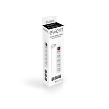 Carica l'immagine nel visualizzatore di Gallery, Ewent EW3916 Multipresa, Ciabatta Elettrica, 5 5 prese Schuko, Bianco - Ilgrandebazar