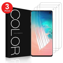 Carica l'immagine nel visualizzatore di Gallery, G-Color [3 Pezzi] Pellicola Galaxy S10 Plus, Trasparente TPU Non... - Ilgrandebazar