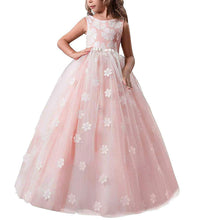 Carica l'immagine nel visualizzatore di Gallery, TTYAOVO Ragazze Spettacolo della Principessa Fiore Dress Bambini Prom Puffy... - Ilgrandebazar