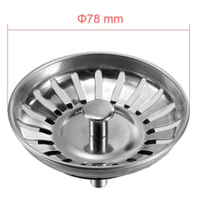 Carica l'immagine nel visualizzatore di Gallery, Anpro Tappo filtro lavello cucina in acciaio inox 304 78mm - Ilgrandebazar
