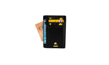 Carica l'immagine nel visualizzatore di Gallery, Portafoglio Cash4next Slim Porta Carte Di Credito Uomo E 110x80x5, Carbonio - Ilgrandebazar