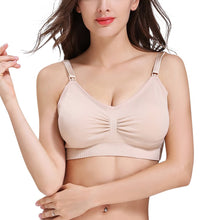Carica l'immagine nel visualizzatore di Gallery, Reggiseno allattamento senza cuciture  maternita' con pad...
