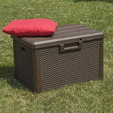 Carica l'immagine nel visualizzatore di Gallery, Toomax Compact Box Nevada Baule da Giardino, 73x50.5x46.5 cm, Marrone - Ilgrandebazar
