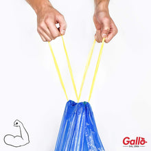 Carica l'immagine nel visualizzatore di Gallery, GALLO Sacchi per Pattumiera, Maniglie Autochiudenti, Azzurro, Medium, Azzurro - Ilgrandebazar