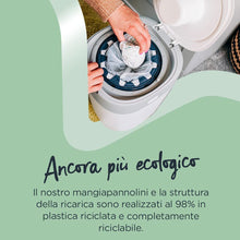 Carica l'immagine nel visualizzatore di Gallery, Tommee Tippee Ricariche per Mangiapannolini Avanzato Twist And Click, Con Pellicola Antibatterica Greenfilm Prodotta In Modo Biologico, 3 pezzi 3 ricariche