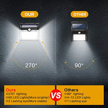 Carica l'immagine nel visualizzatore di Gallery, Luce Solare Esterno, Kilponen 60 LED Lampada con Sensore di 2 Pezzi - Ilgrandebazar