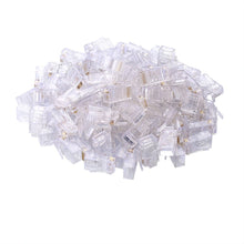 Carica l'immagine nel visualizzatore di Gallery, Sienoc 100Pcs 8P8C RJ45 Verbindung+ Knickschutz, 100 Connettore+plug - Ilgrandebazar