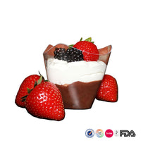 Carica l'immagine nel visualizzatore di Gallery, Coppette da dessert usa e getta 113 ml, dall'elegante forma squadrata;... - Ilgrandebazar