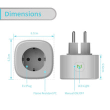 Carica l'immagine nel visualizzatore di Gallery, Presa WiFi Intelligente 16A Smart Plug Monitoraggio Consumi Funzione Timer,...