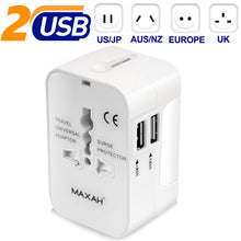 Carica l'immagine nel visualizzatore di Gallery, Adattatore Nuovo-Bianco,2 Porte USB-- 1 A, 1 A - Ilgrandebazar