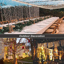 Carica l'immagine nel visualizzatore di Gallery, Tenda Luminosa, Hezbjiti Luce Stringa 600 Leds &amp; Adattatore Spina Uk-eu