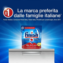 Carica l'immagine nel visualizzatore di Gallery, Finish, 72 Pastiglie Per Lavastoviglie, All In One Max, Limone