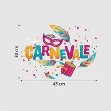 Carica l'immagine nel visualizzatore di Gallery, kina CRC0007 Vetrofania Carnevale 100% Riutilizzabile Decorazioni per... - Ilgrandebazar