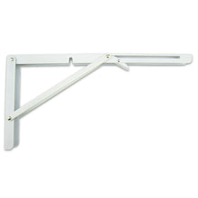 Carica l'immagine nel visualizzatore di Gallery, Mechwares pieghevole staffa per ripiani tabelle lungo rilascio 40cm, White - Ilgrandebazar