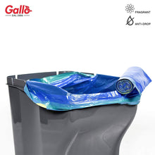 Carica l'immagine nel visualizzatore di Gallery, GALLO Sacchi per Pattumiera, Maniglie Autochiudenti, Azzurro, Medium, Azzurro - Ilgrandebazar