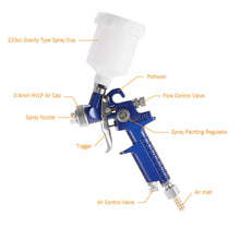 Carica l'immagine nel visualizzatore di Gallery, KKmoon Airbrush Kit HVLP Aria a Spruzzo Pistola Ritoccare Spruzzatore Della A - Ilgrandebazar