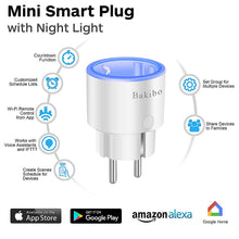 Carica l'immagine nel visualizzatore di Gallery, bakibo Presa Intelligente Wifi Compatibile con Alexa Echo, Google Home 1 Pcs - Ilgrandebazar