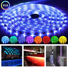 Carica l'immagine nel visualizzatore di Gallery, OUSFOT LED Striscia 5M RGB 150 LED, Strisce 5050 per Esterni Interno,... - Ilgrandebazar