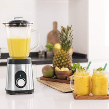 Carica l'immagine nel visualizzatore di Gallery, Cecotec Frullatore Power Black Titanium 1000 Inox, 1000 W, corpo in acciaio inox, lama a 6 lame con rivestimento in titanio nero, brocca in vetro da 1,5 l