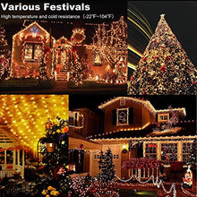 Carica l'immagine nel visualizzatore di Gallery, Tenda Luminosa, Hezbjiti Luce Stringa 600 Leds &amp; Adattatore Spina Uk-eu